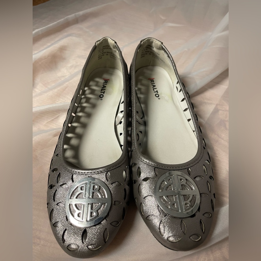 Women’s Rialto Silver Dress Shoes - 9 1/2